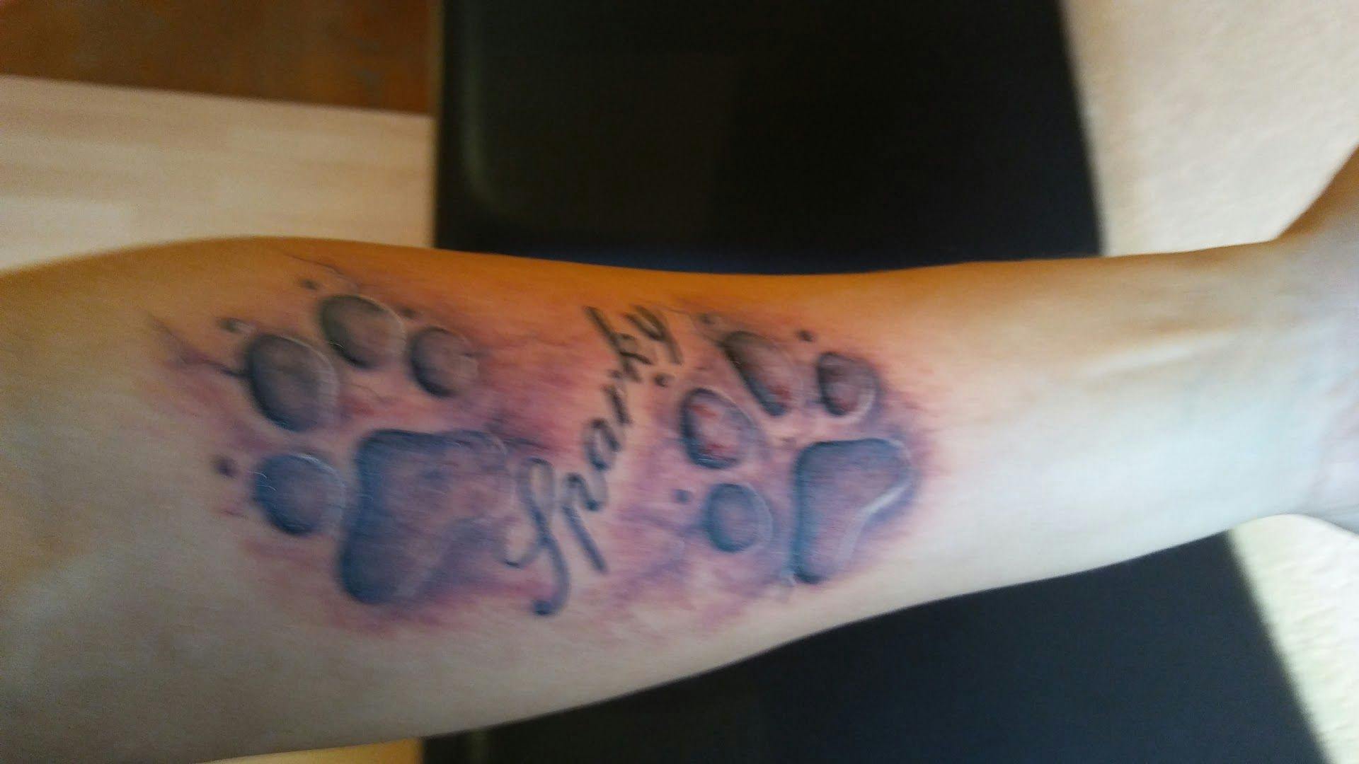 a person with a narben tattoo on their arm, kreisfreie stadt bottrop, germany