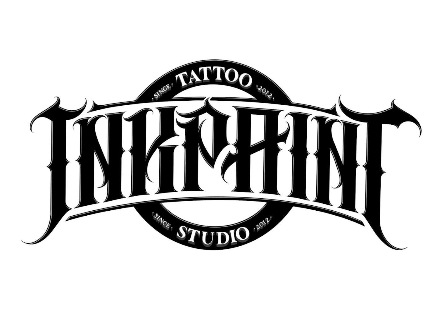 the logo for the new narben tattoo shop, essen, germany