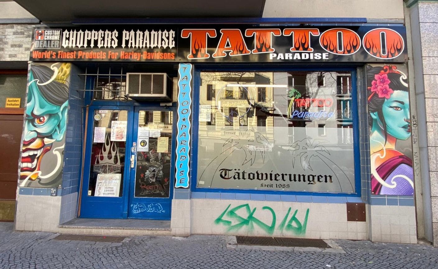 realistic tattoos shop in the city of cologne, berlin, germany