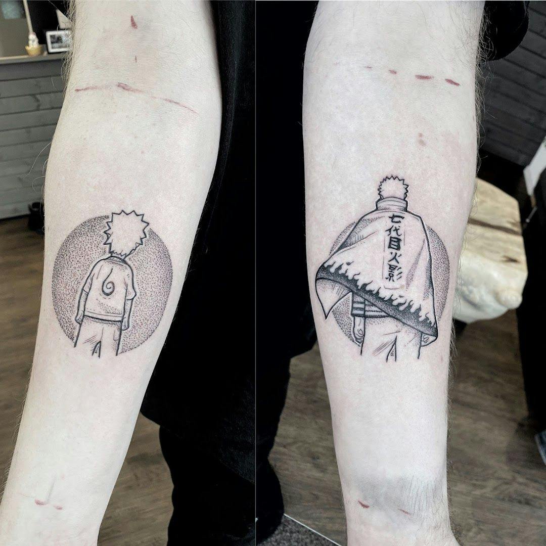a couple of narben tattoos on the legs, düsseldorf, germany